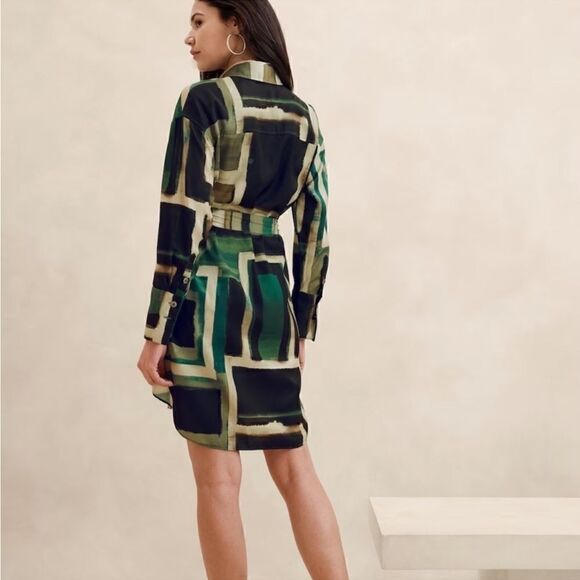 Banana Republic SATIN
MINI SHIRTDRESS - Picture 2 of 4